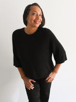 Hattie Alpaca Knit Black