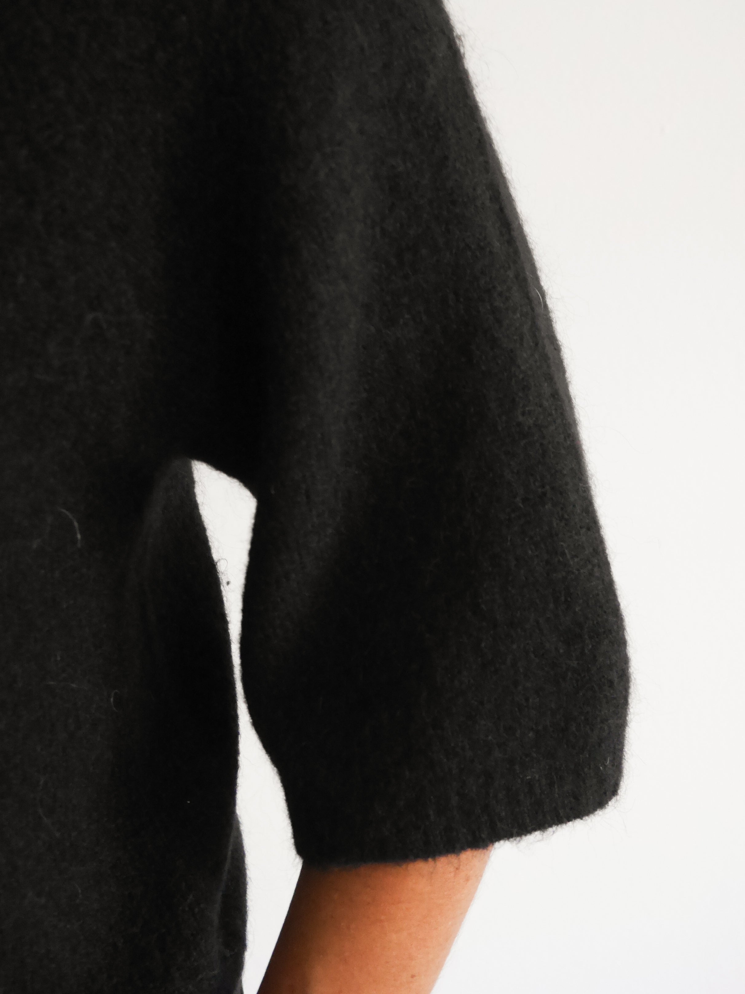 Hattie Alpaca Knit Black