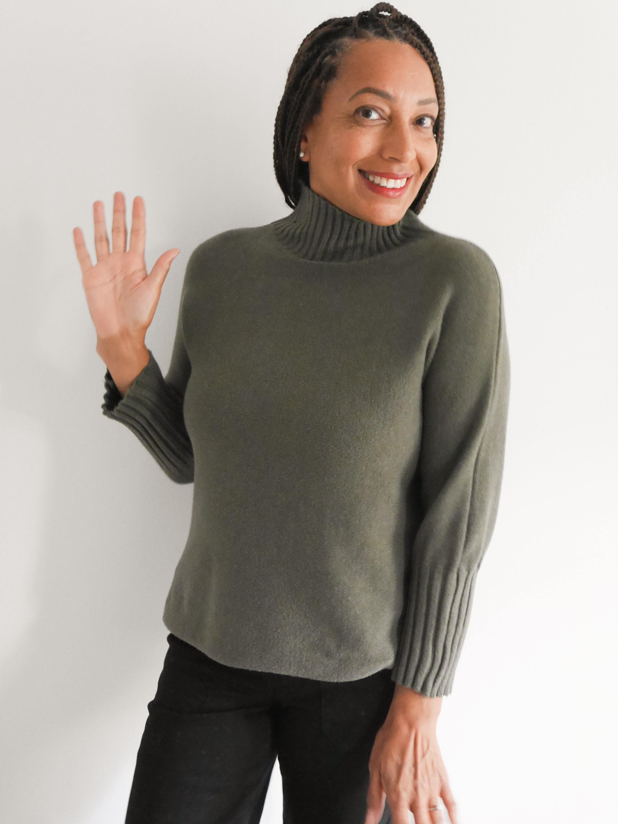 Amara Knit Forest Green