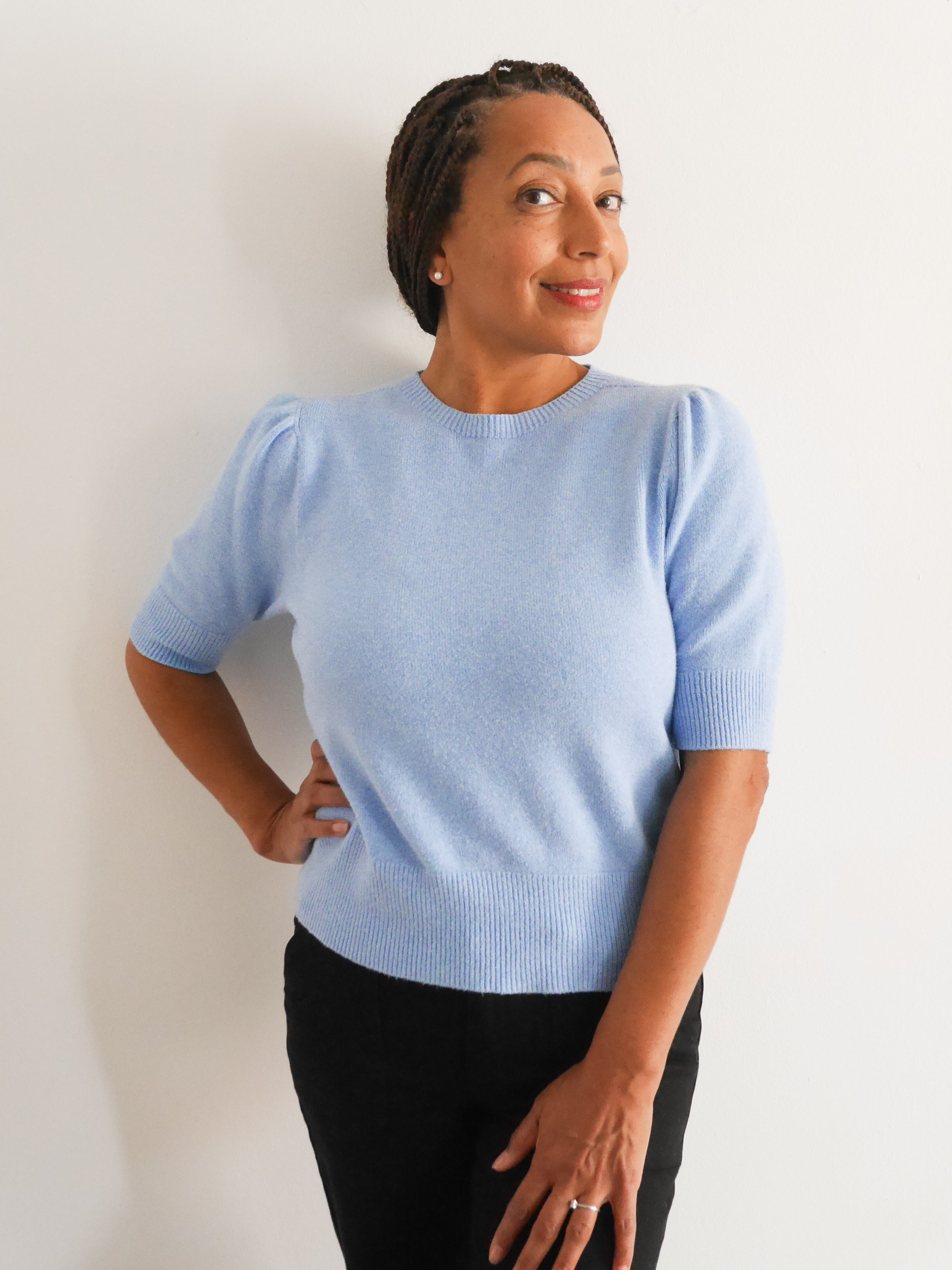 Bonnie Knit Baby Blue