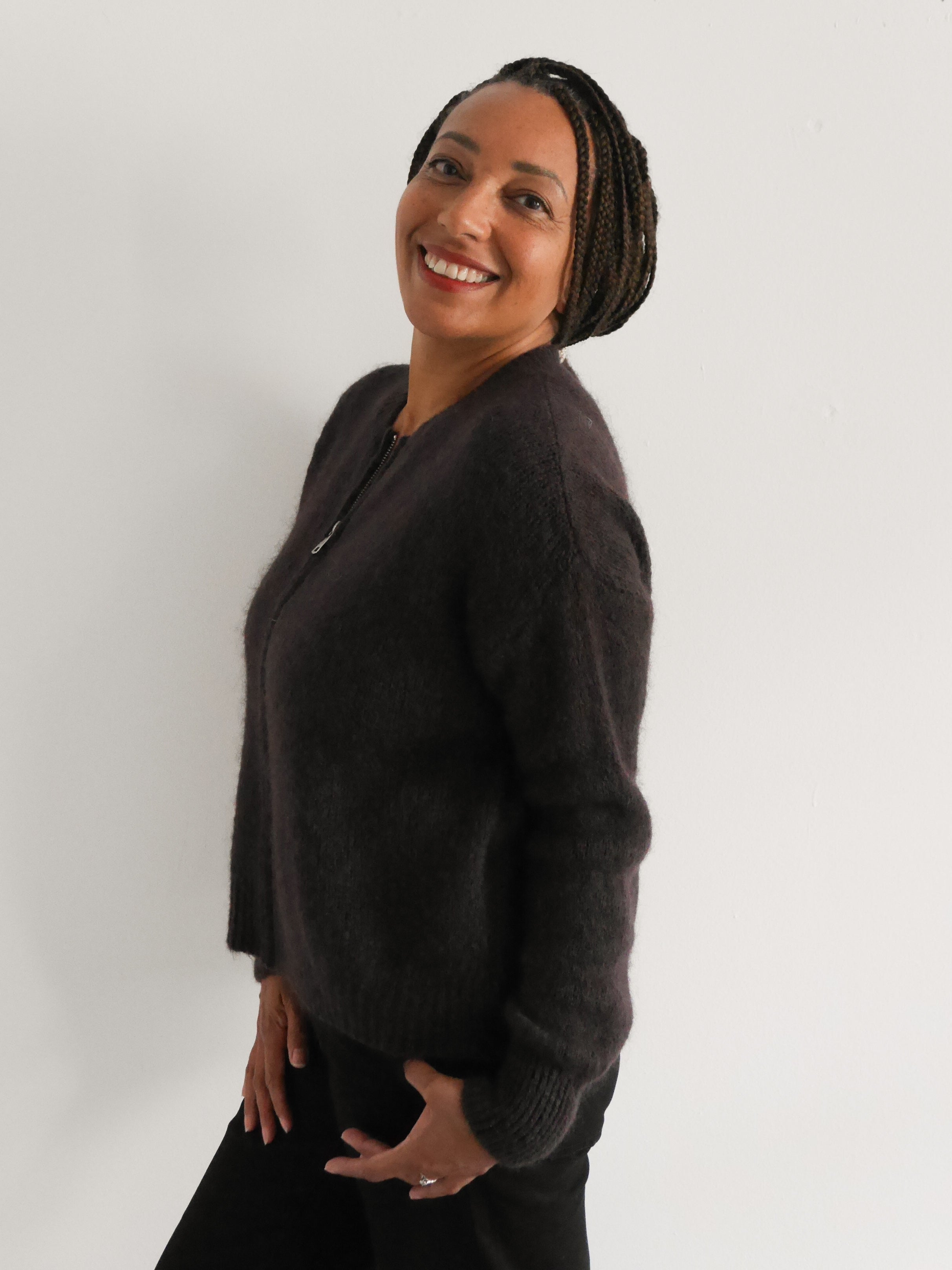 Elsa Mohair Cardigan Chocolate