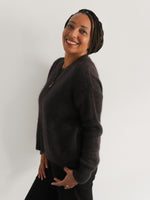 Elsa Mohair Cardigan Chocolate