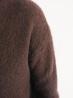 Elsa Mohair Cardigan Chocolate