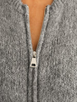 Elsa Mohair Cardigan Grey