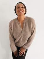 Elsa Mohair Cardigan Mocha