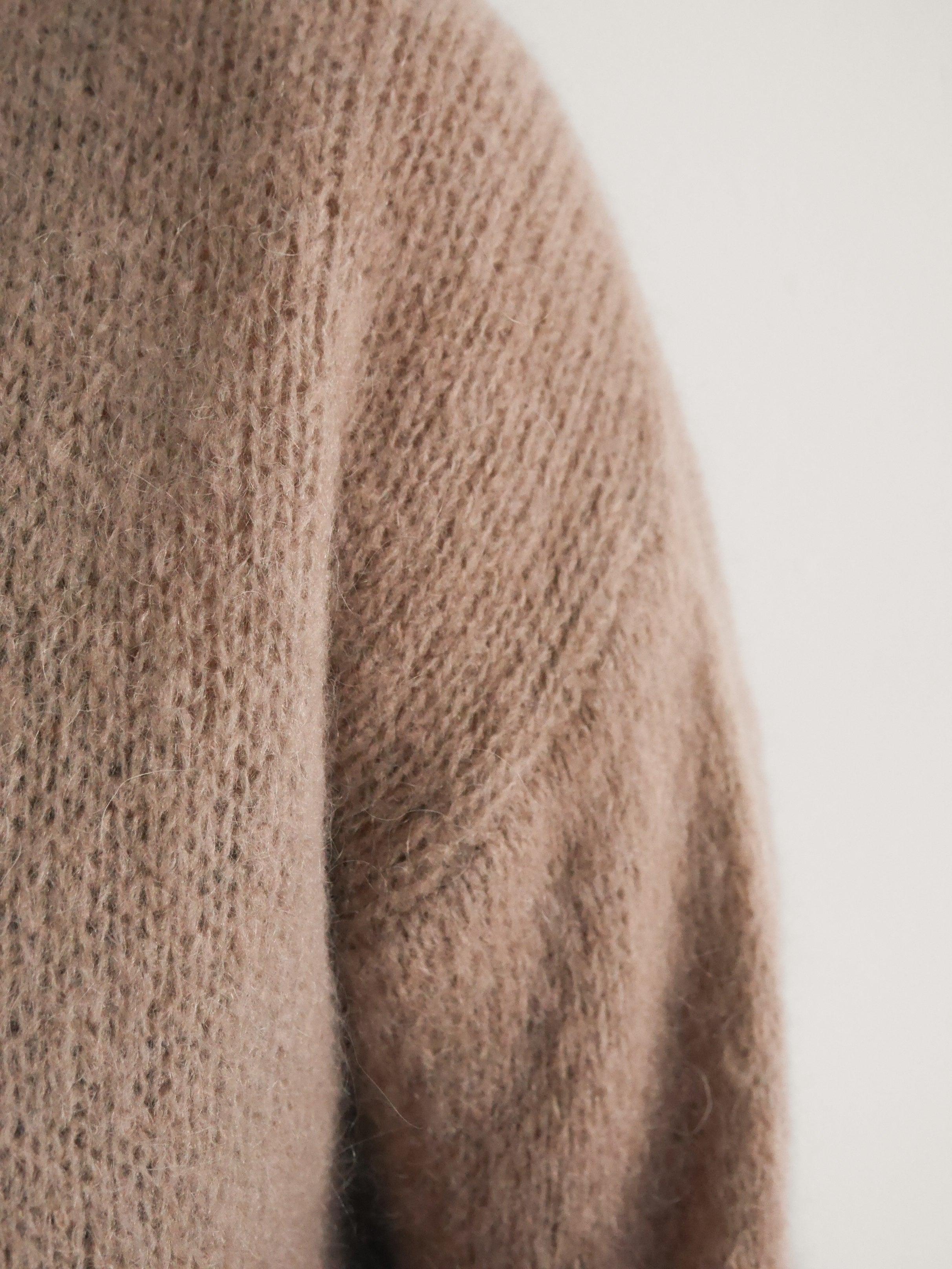 Elsa Mohair Cardigan Mocha