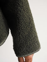 Carmen Borg Collarless Jacket Forest Green