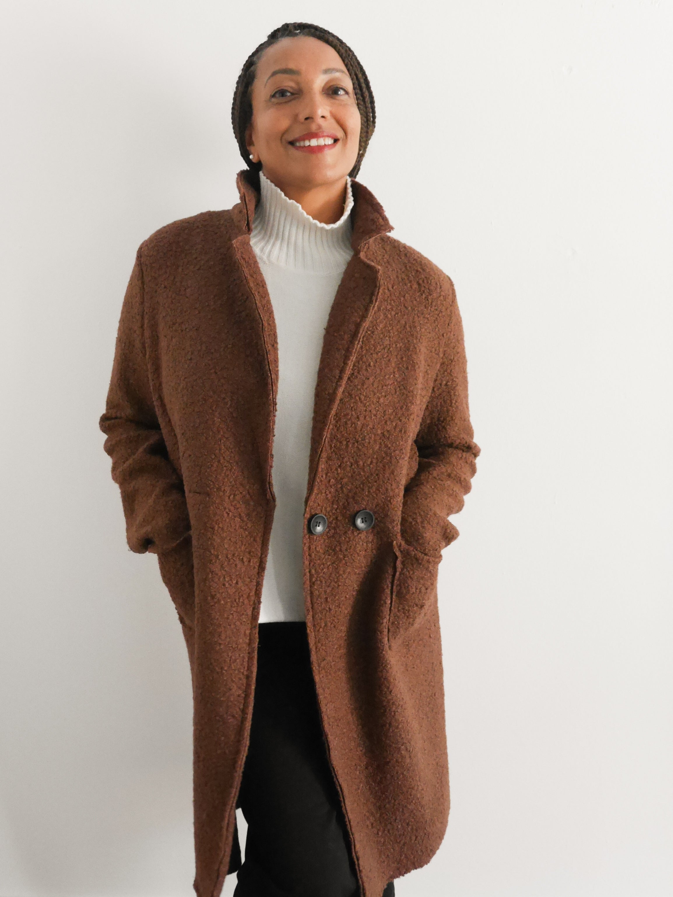 Diana Coat Chocolate