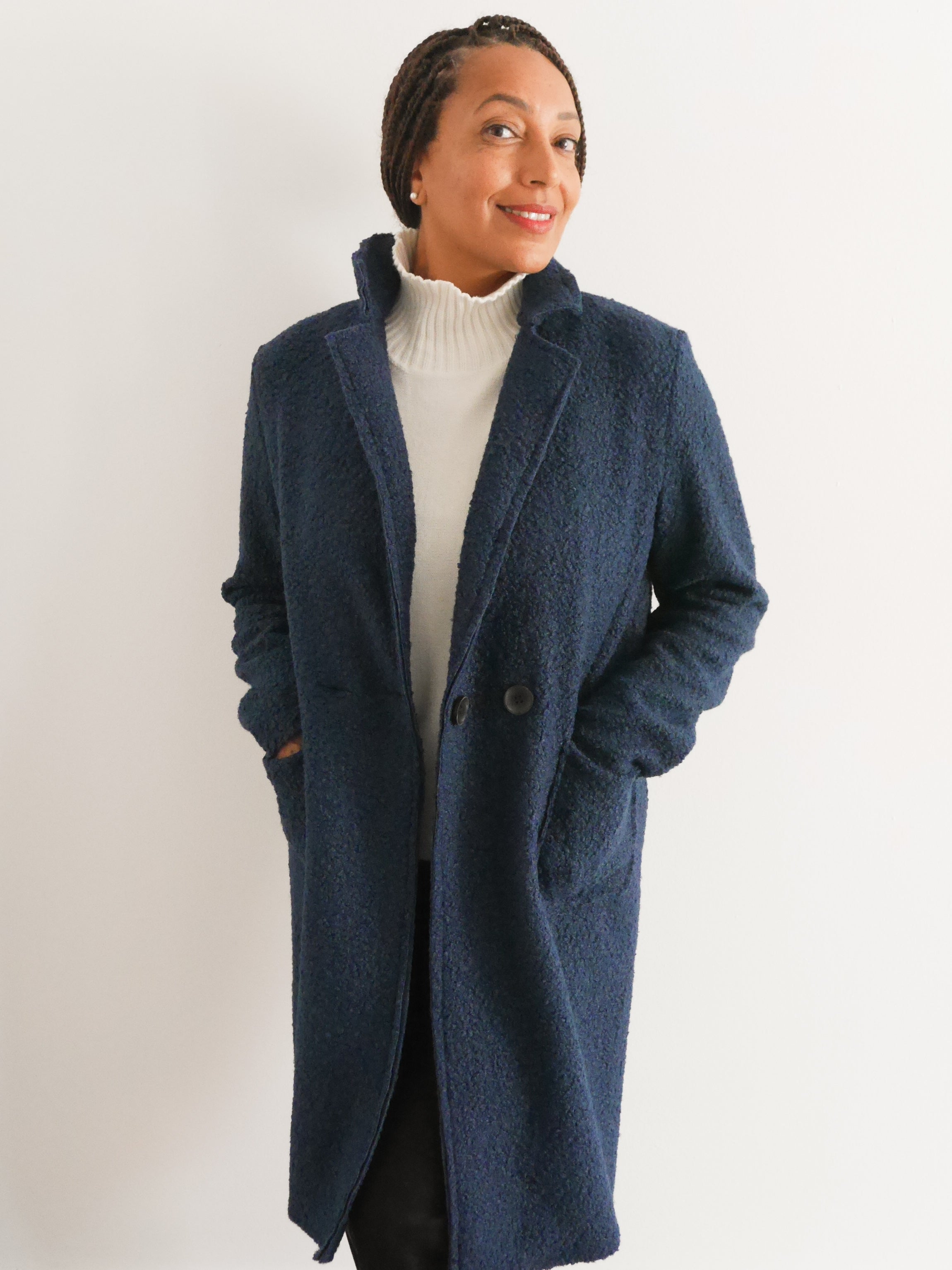Diana Coat Navy