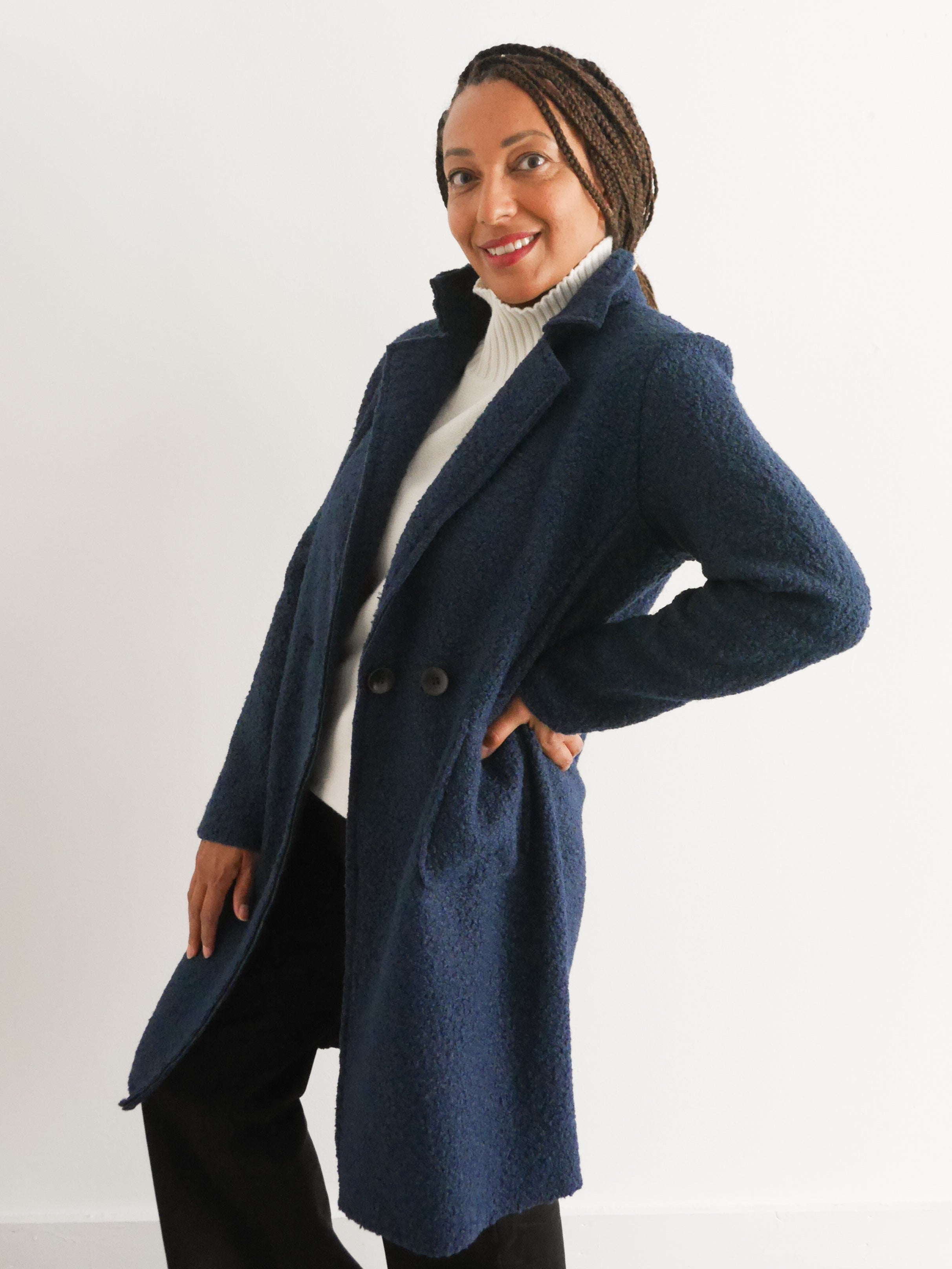 Diana Coat Navy