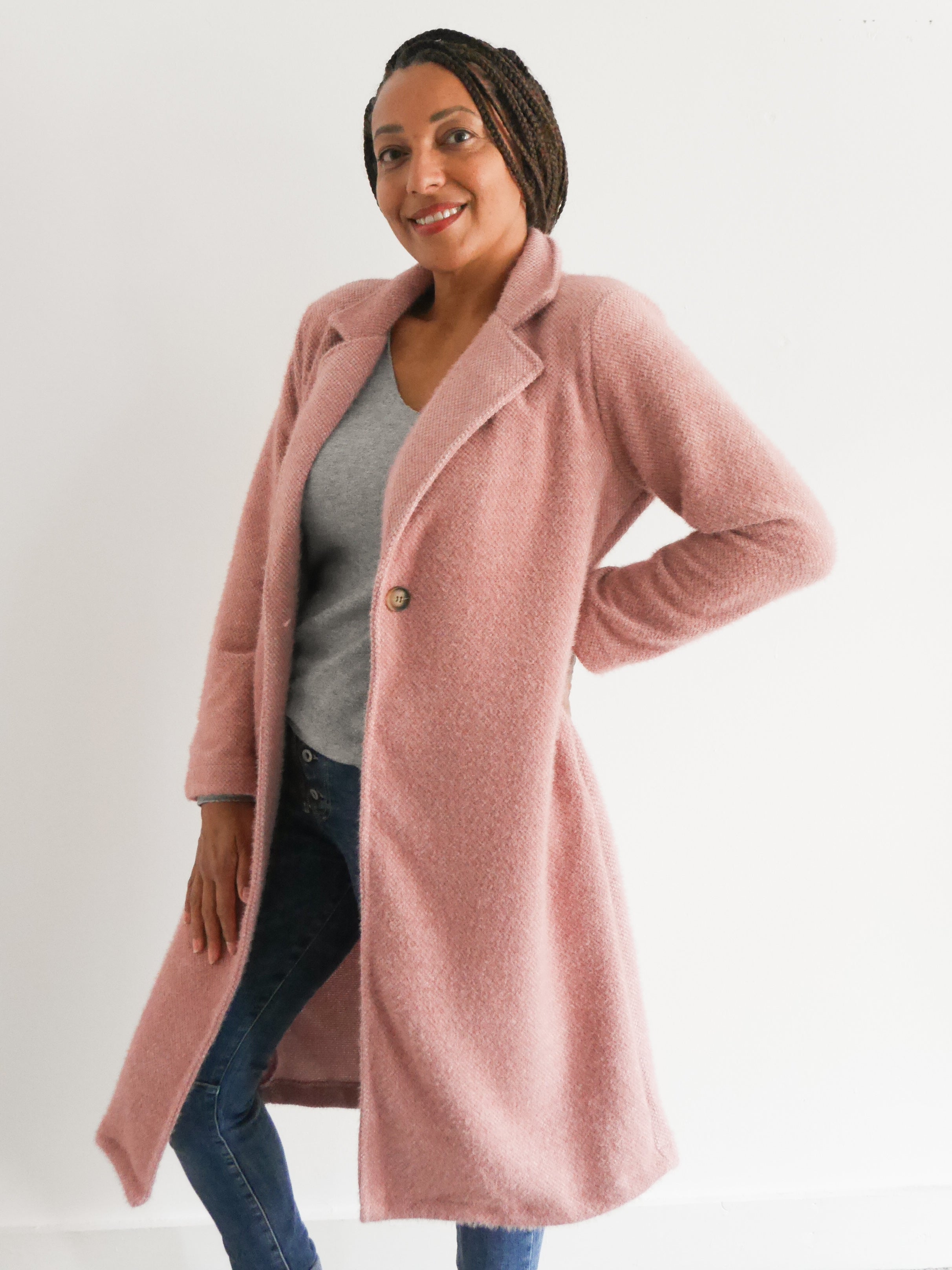 Helena Coat Rose