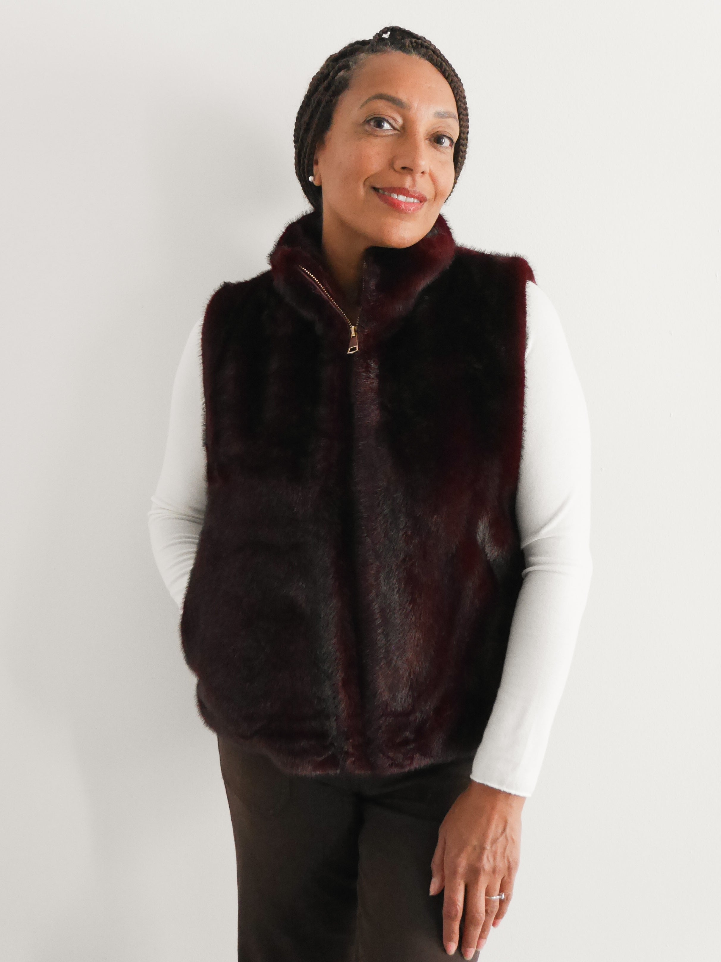 Arabella Gilet Bordo