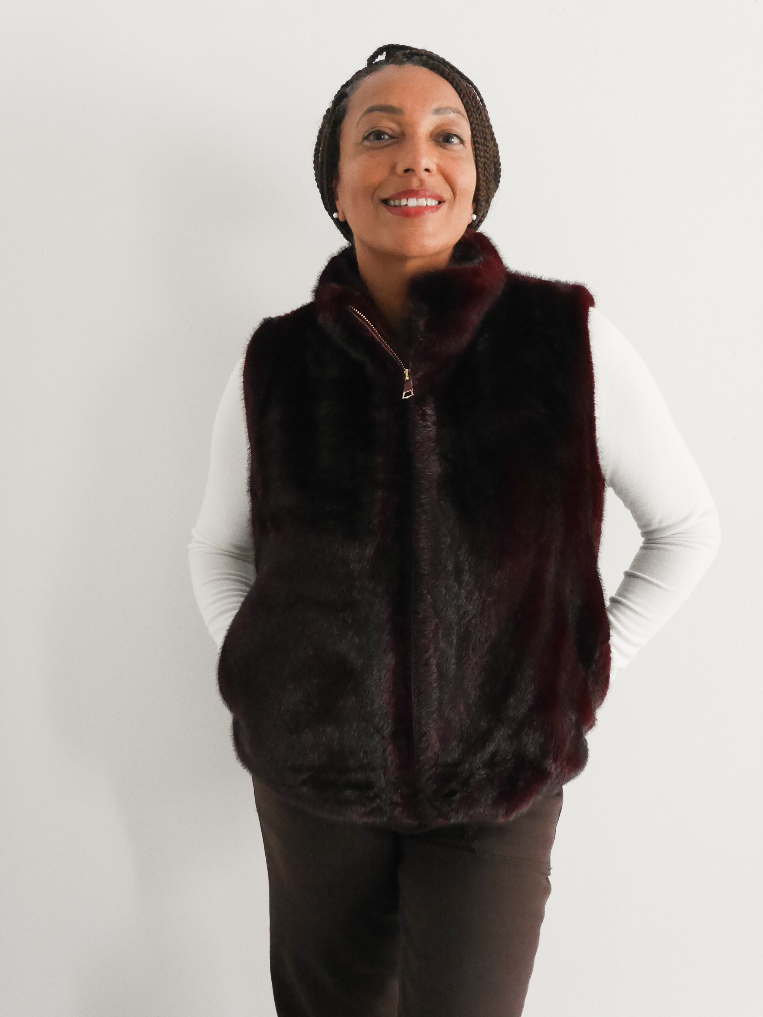 Arabella Gilet Bordo