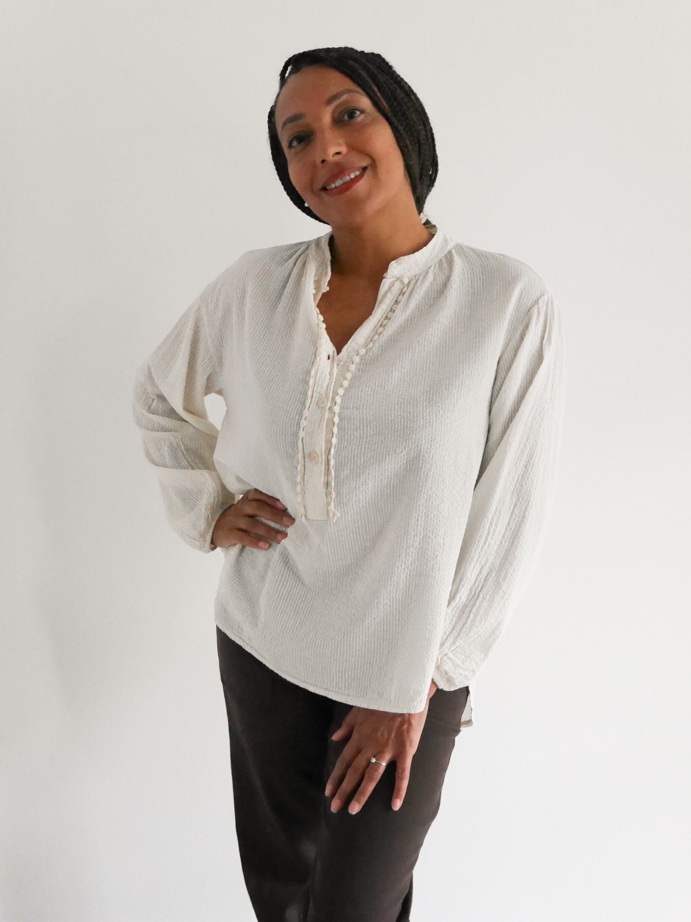 Katie Blouse Ivory