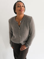 Clara Alpaca Cardigan Mocha