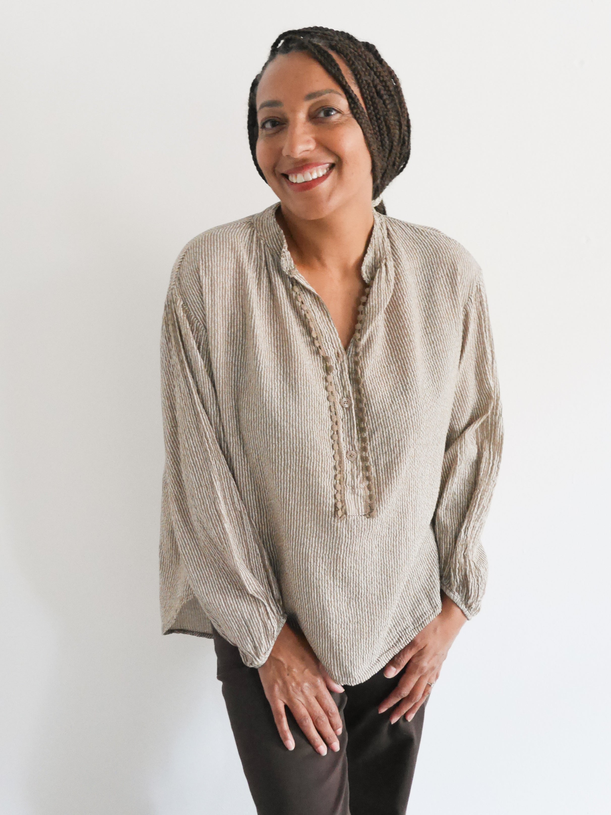 Katie Blouse Camel
