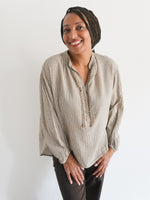 Katie Blouse Camel