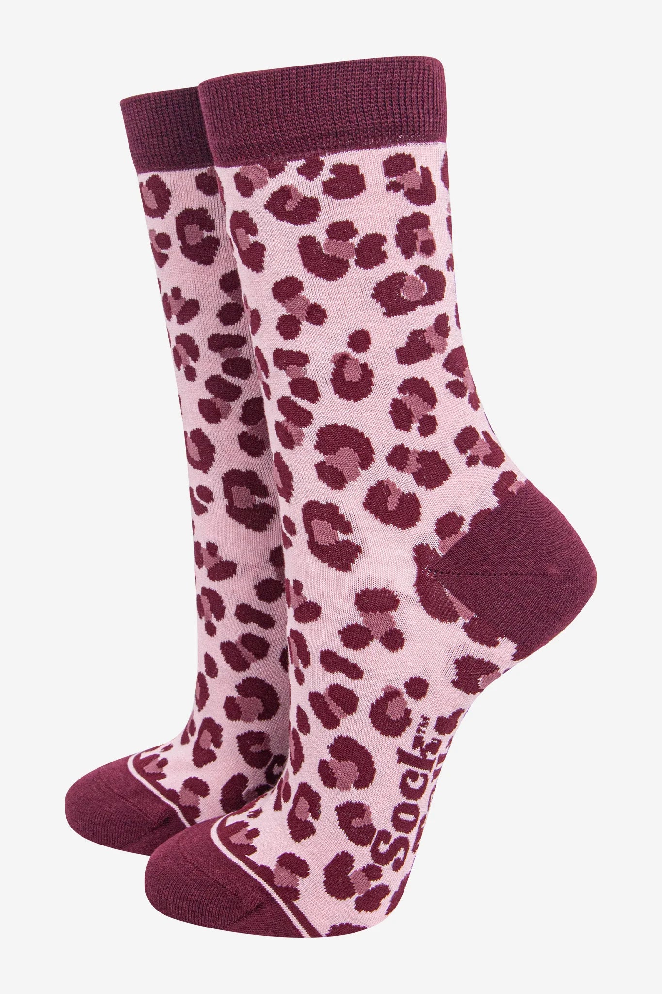 Pink and Red Berry Print Socks