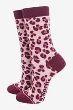 Pink and Red Berry Print Socks
