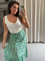 Margot Skirt Dress Emerald