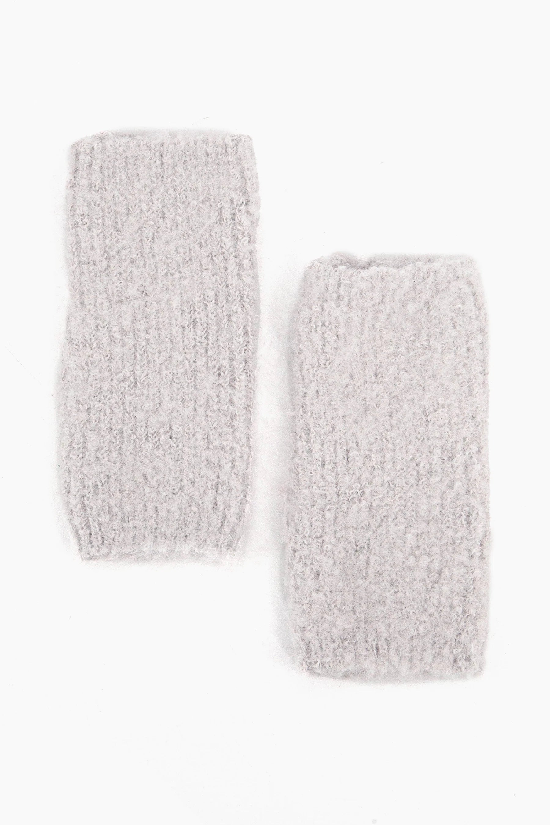Light Grey Wrist Warmers