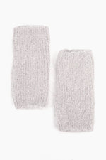 Light Grey Wrist Warmers