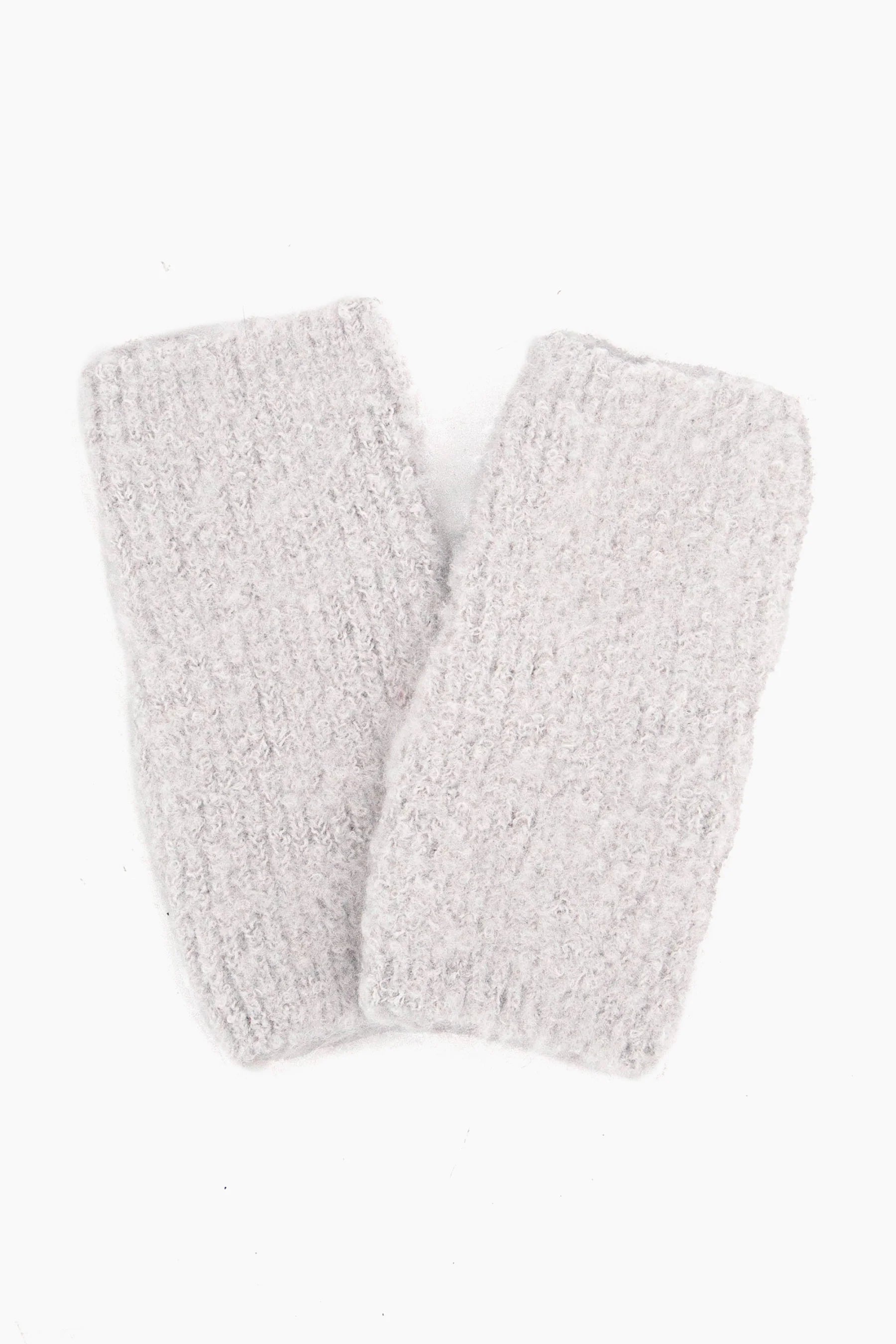 Light Grey Wrist Warmers