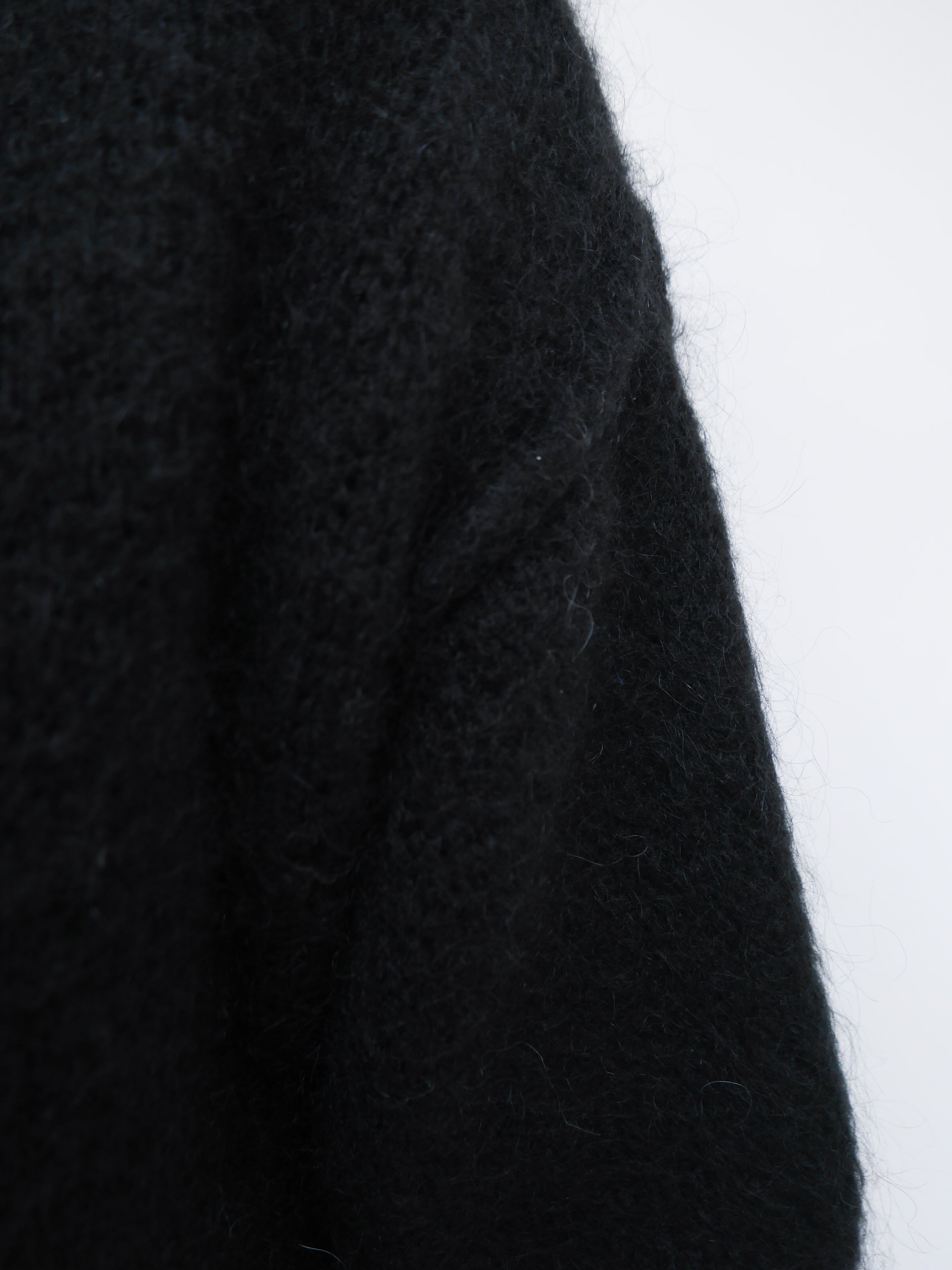 Abi Knit Mohair Black