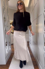 Abi Knit Mohair Black