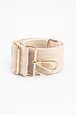 Cream Woven Bag Strap