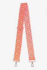 Neon Orange Woven Bag Strap