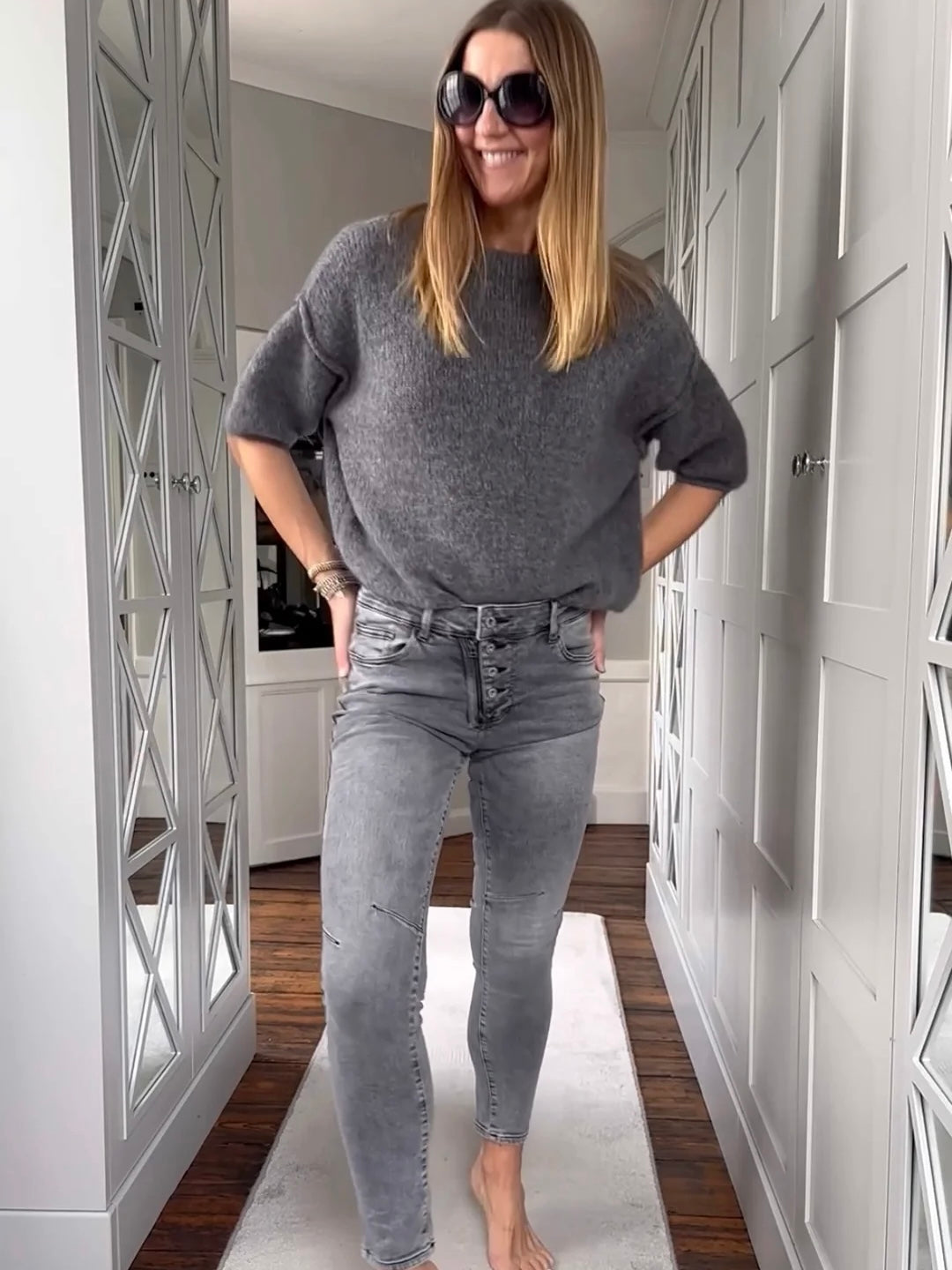 Abi Knit Alpaca Charcoal