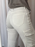 Melly & Co Beige Cargo Jeans