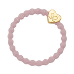 Gold Heart Soft Pink Charm Hair Band