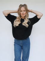 Abi Knit Mohair Black