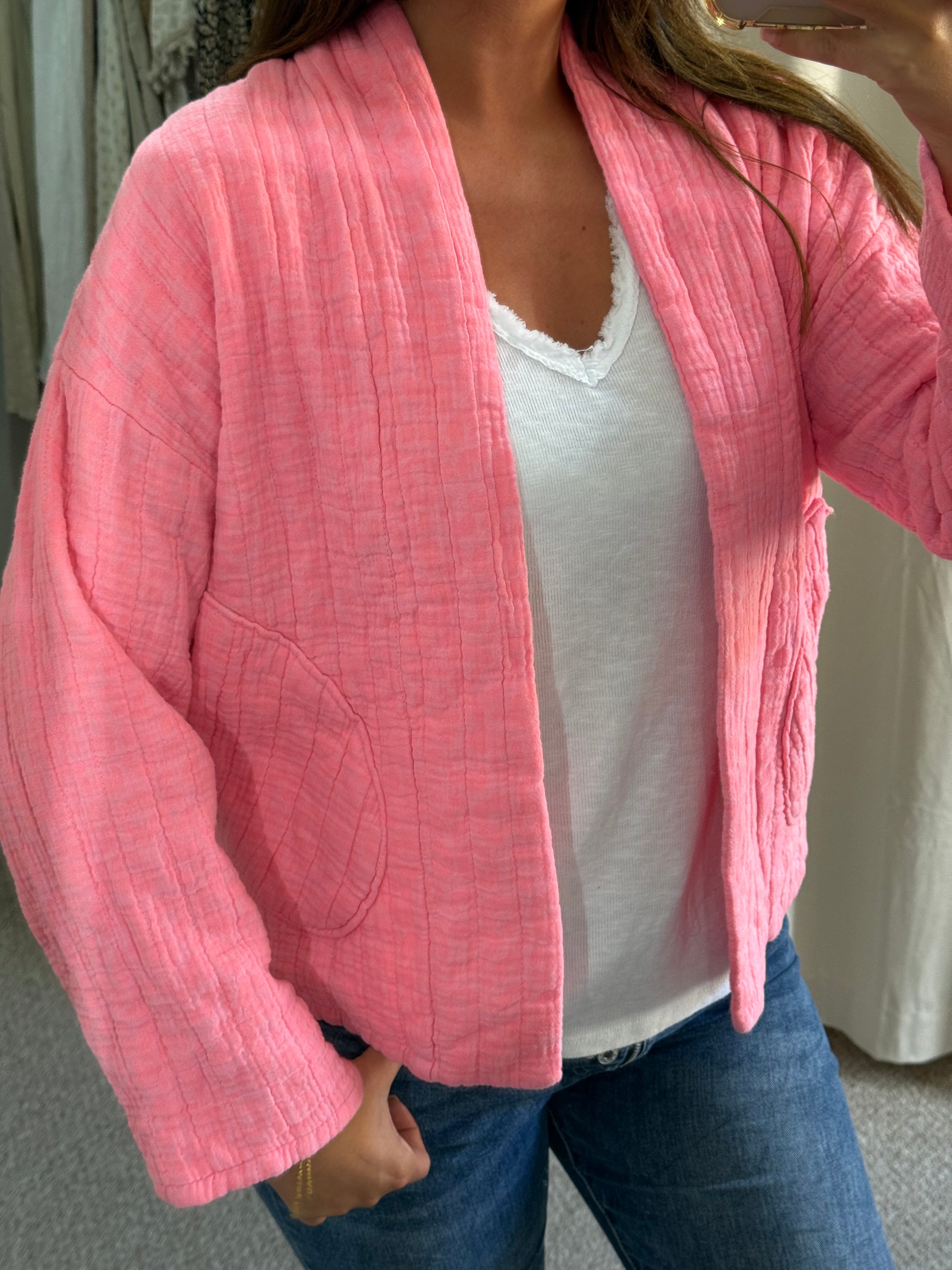 Emma Jacket Candy Pink Leopard