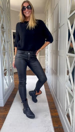 Abi Knit Mohair Black