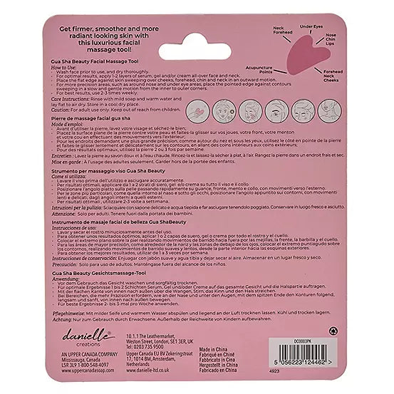 Rose Quartz Gua Sha Massage Tool