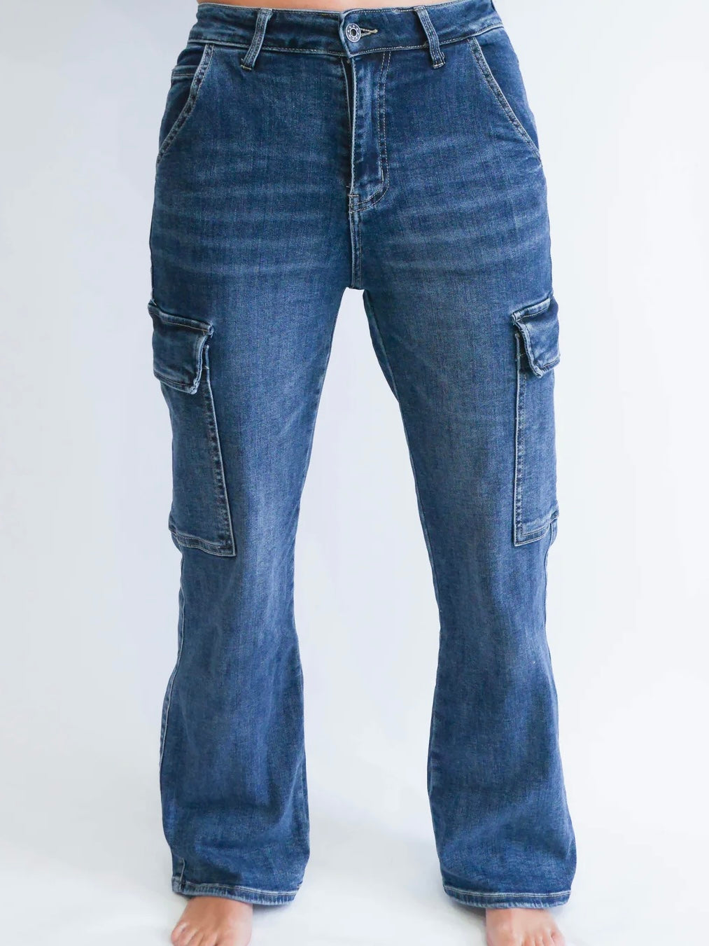 Melly & Co Denim Cargo Jeans