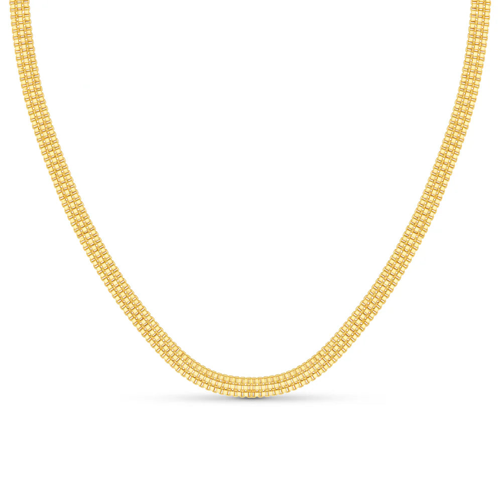 Orelia Flat Box Chain Necklace