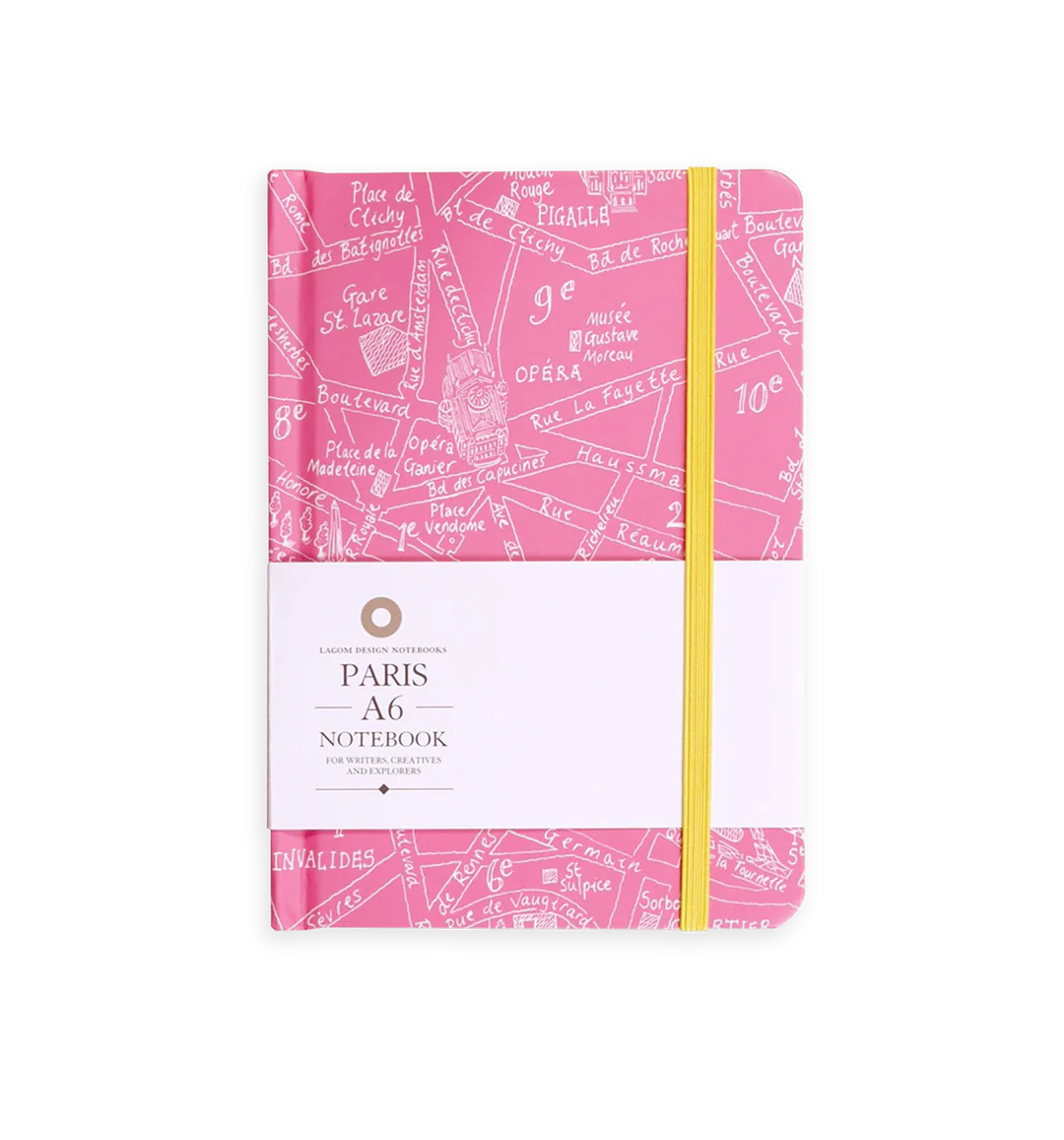 Paris Map Notebook