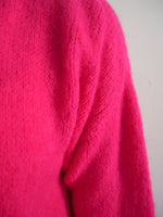 Florence Alpaca Cardigan Fuchsia