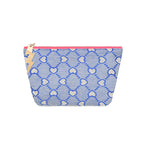 Blue Love Heart Make Up Bag