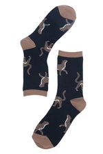 Black Cheetah Socks