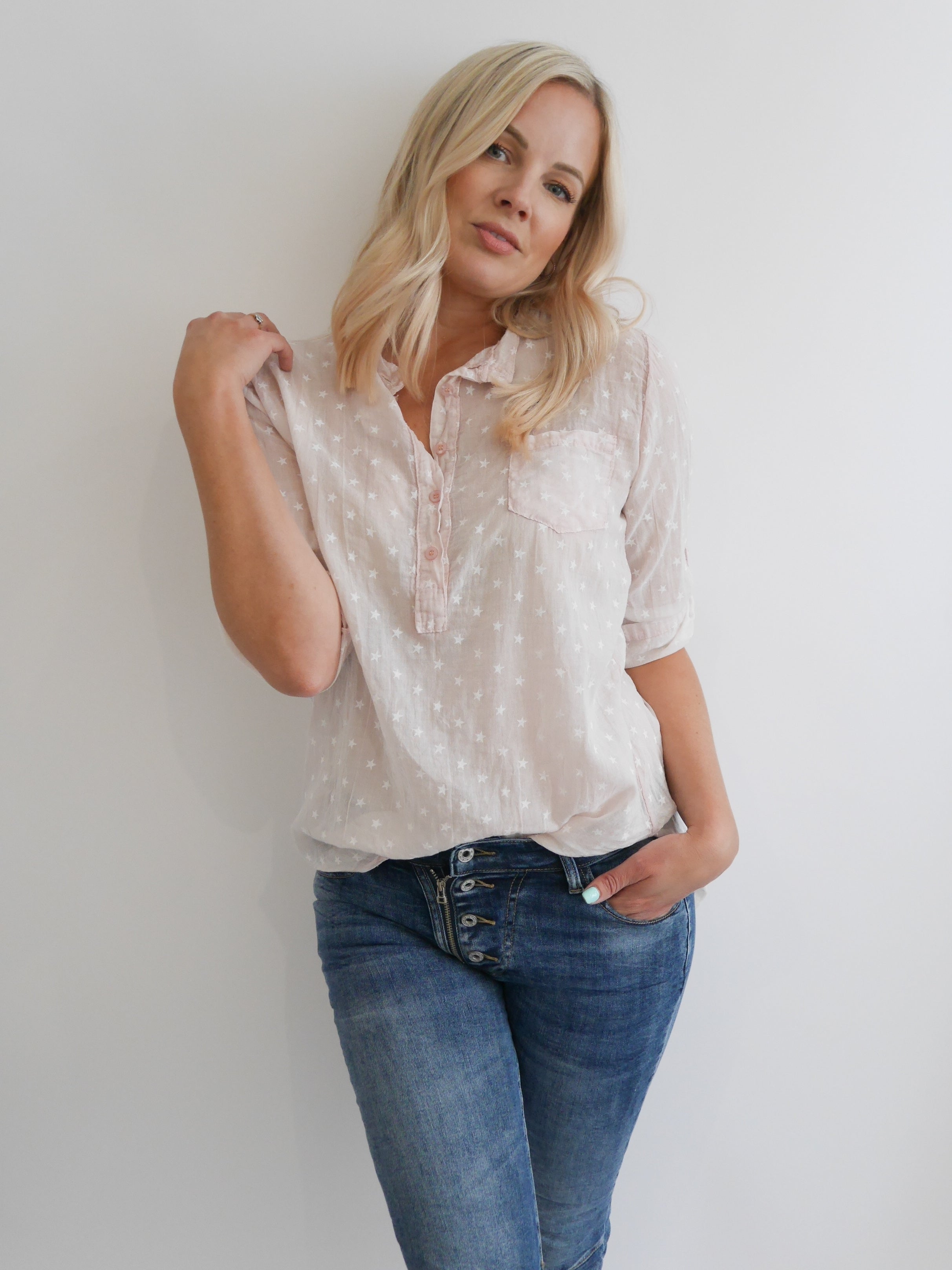 Adrienne Blouse Pink