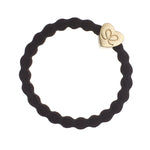 Gold Heart Chocolate Charm Hair Band