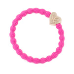 Gold Heart Fuchsia Hair Band