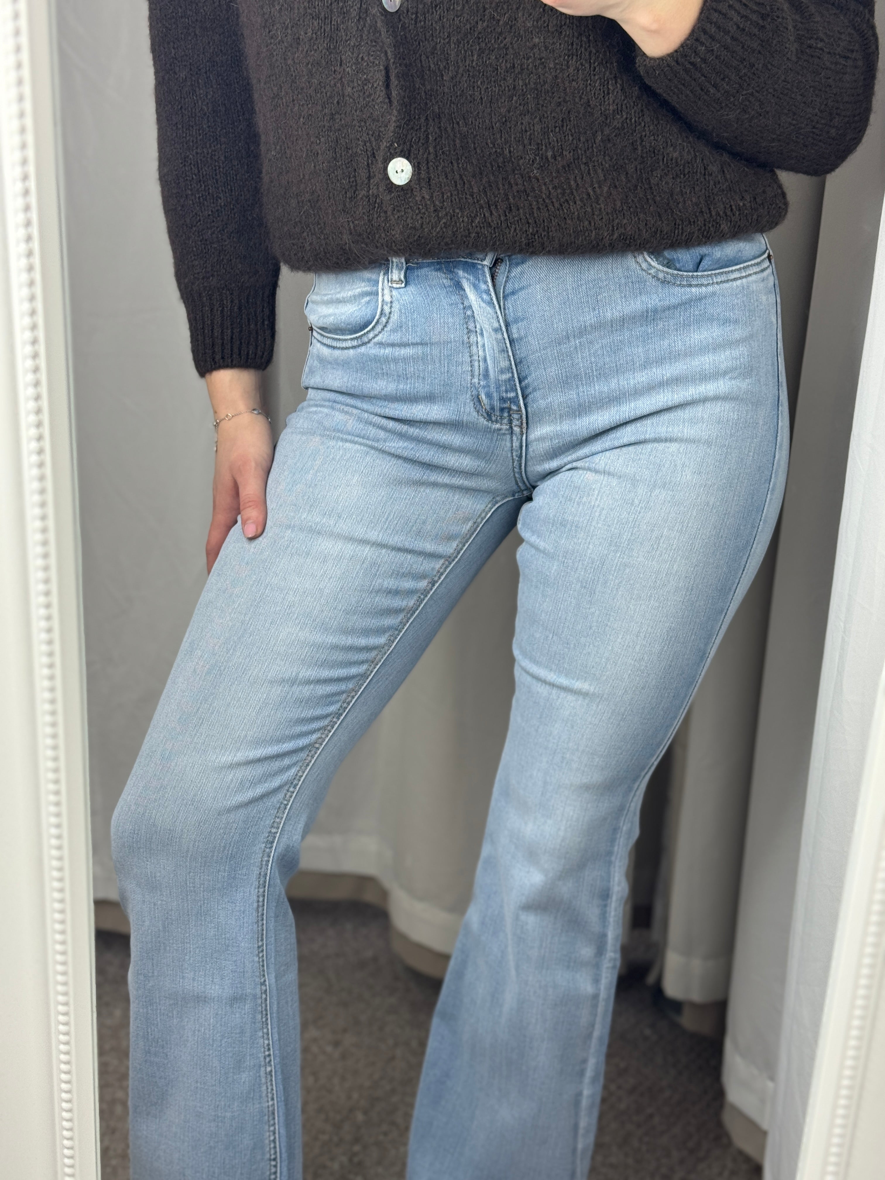 Toxik Paris Light Bootcut Denim Jeans