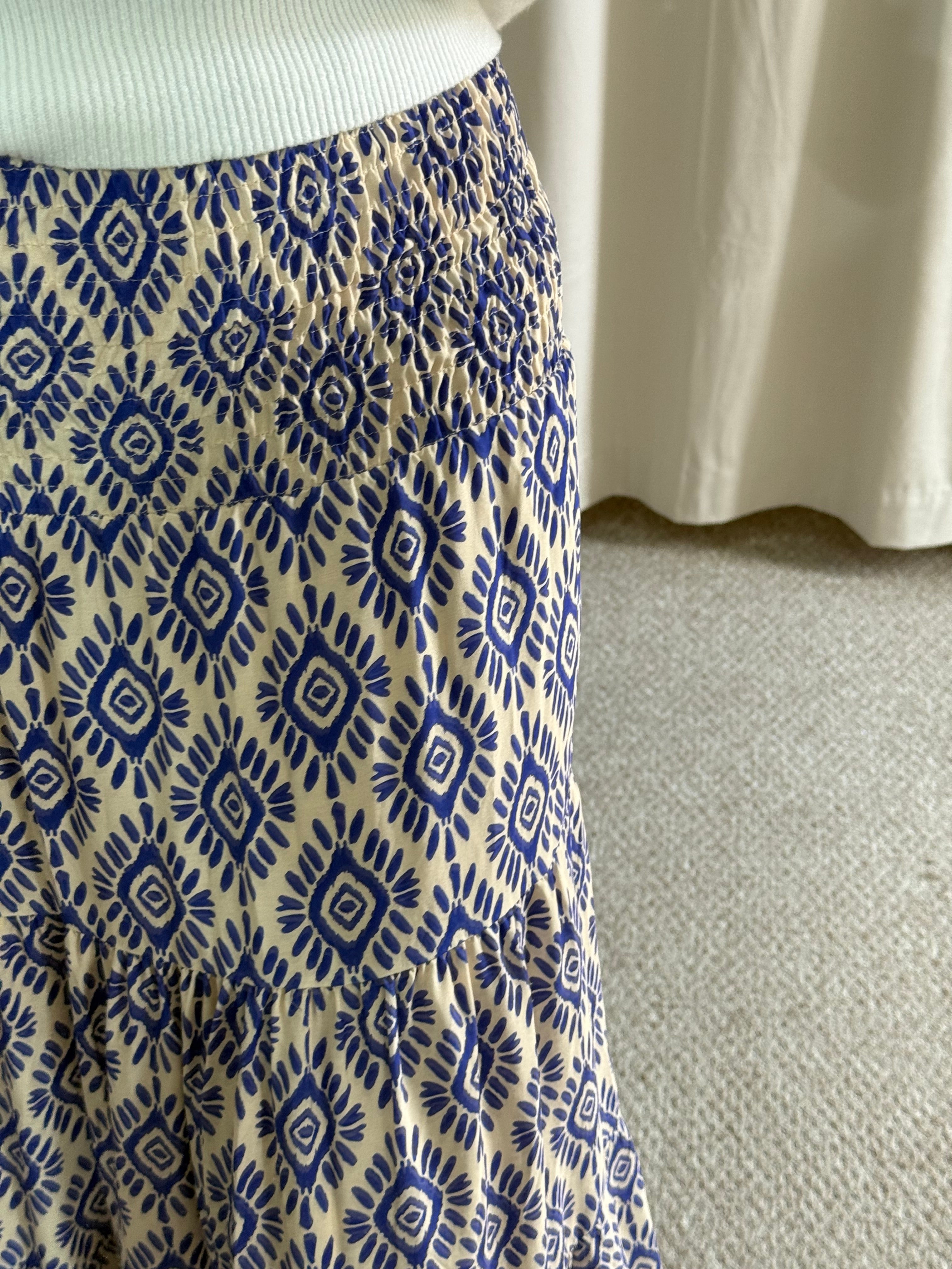 Athena Skirt Dress Royal Blue