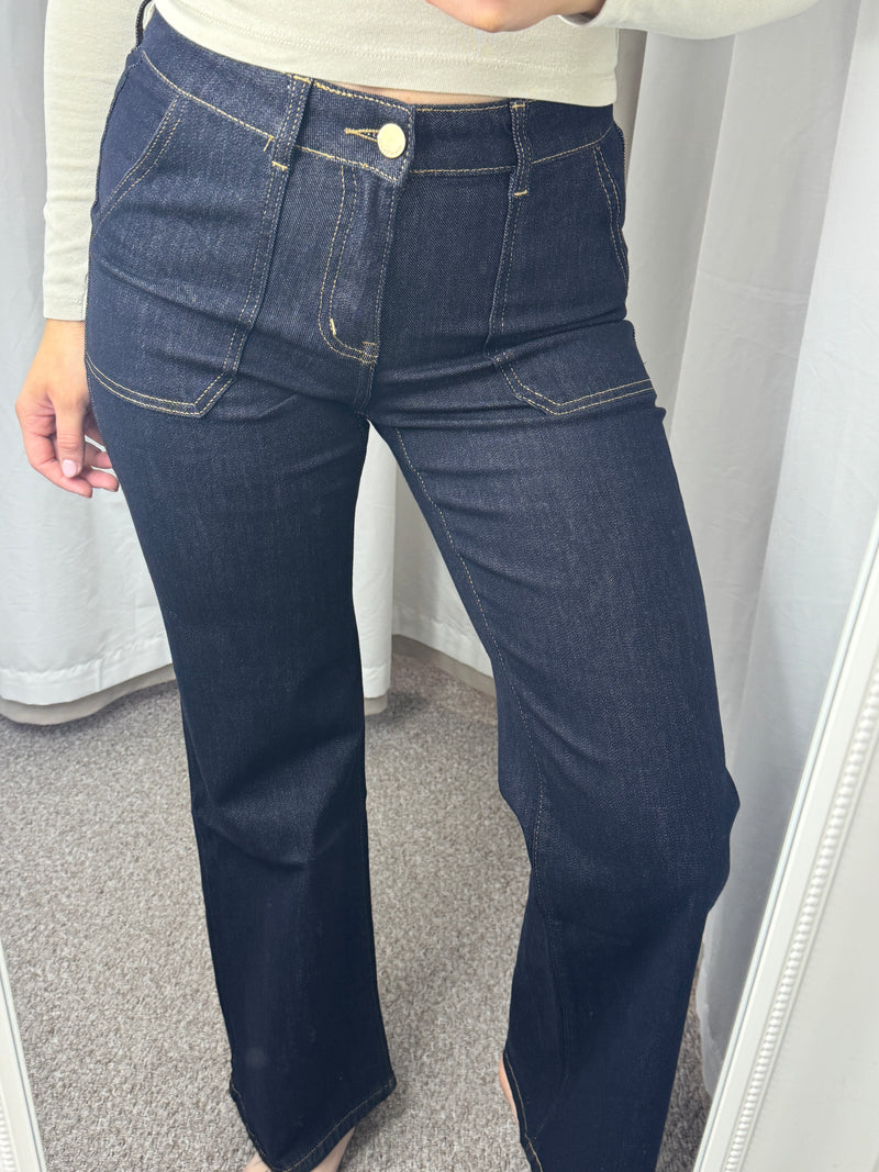 Toxik Indigo Denim Jeans Paris